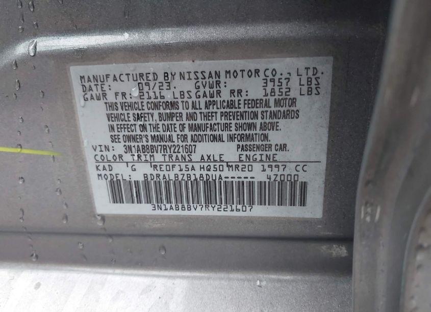 Photo 9 of 2024 Nissan Sentra S XTRONIC CVT (VIN 3N1AB8BV7RY221607)