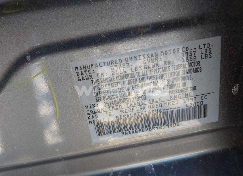 Photo 9 of 2024 Nissan Sentra S XTRONIC CVT (VIN 3N1AB8BV8RY219400)