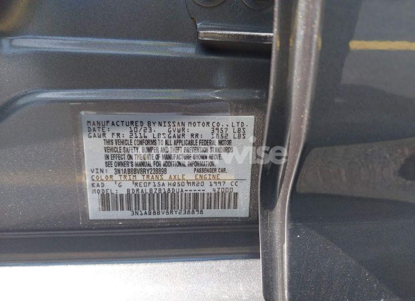 Photo 9 of 2024 Nissan Sentra S XTRONIC CVT (VIN 3N1AB8BV8RY238898)