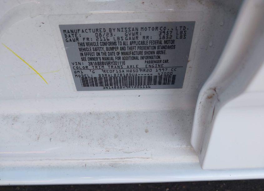 Photo 9 of 2024 Nissan Sentra S XTRONIC CVT (VIN 3N1AB8BV9RY201116)