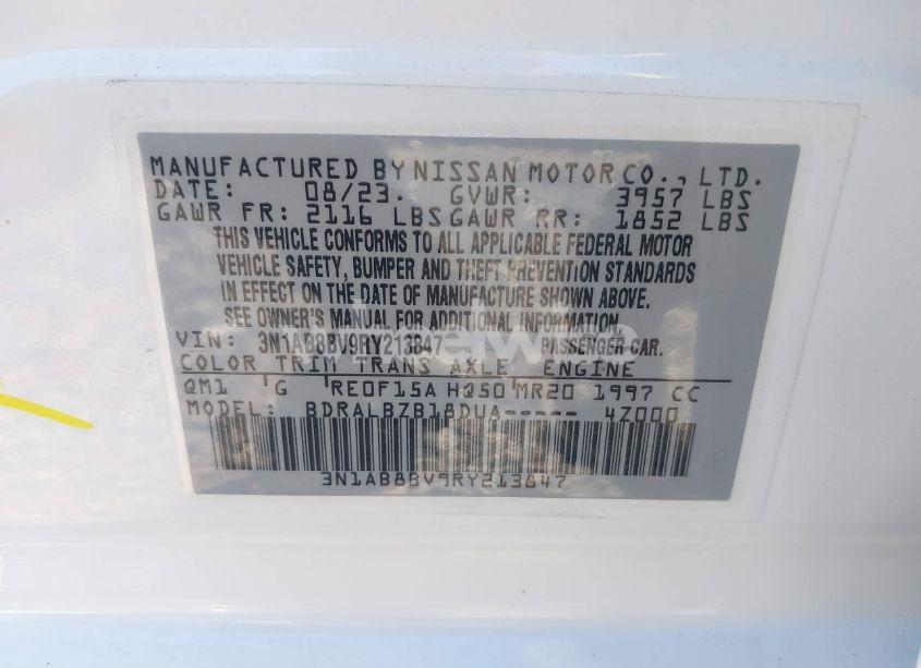 Photo 9 of 2024 Nissan Sentra S XTRONIC CVT (VIN 3N1AB8BV9RY213847)