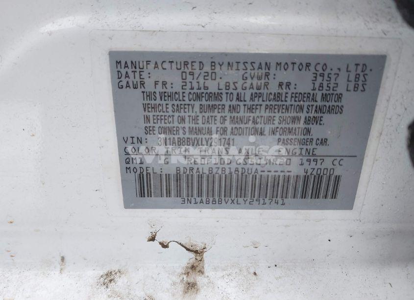 Photo 9 of 2020 Nissan Sentra S XTRONIC CVT (VIN 3N1AB8BVXLY291741)