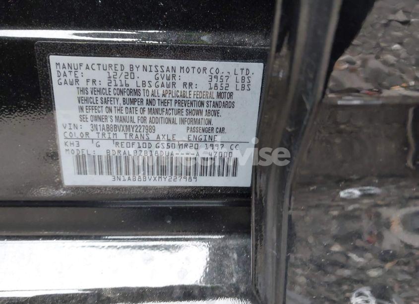 Photo 9 of 2021 Nissan Sentra S XTRONIC CVT (VIN 3N1AB8BVXMY227989)