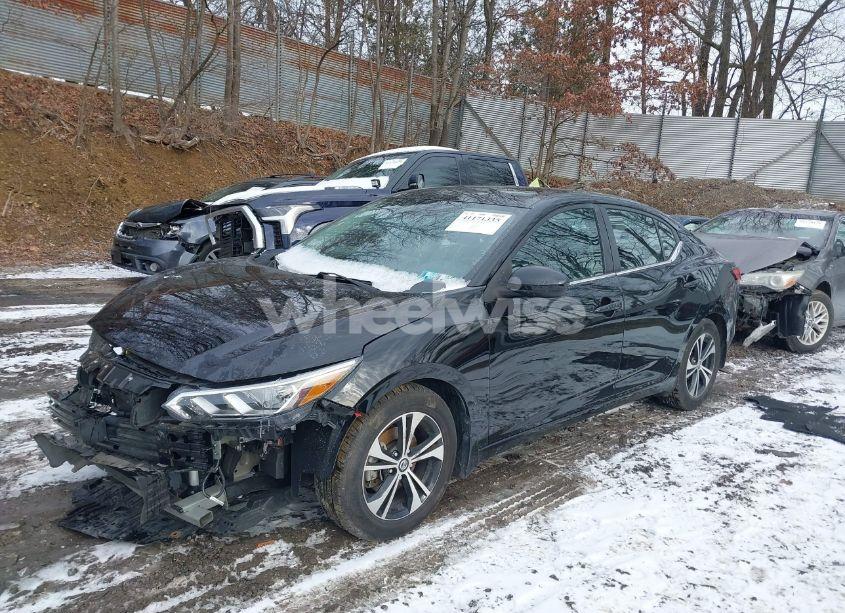 Photo 2 of 2021 Nissan Sentra SV XTRONIC CVT (VIN 3N1AB8CV0MY214022)