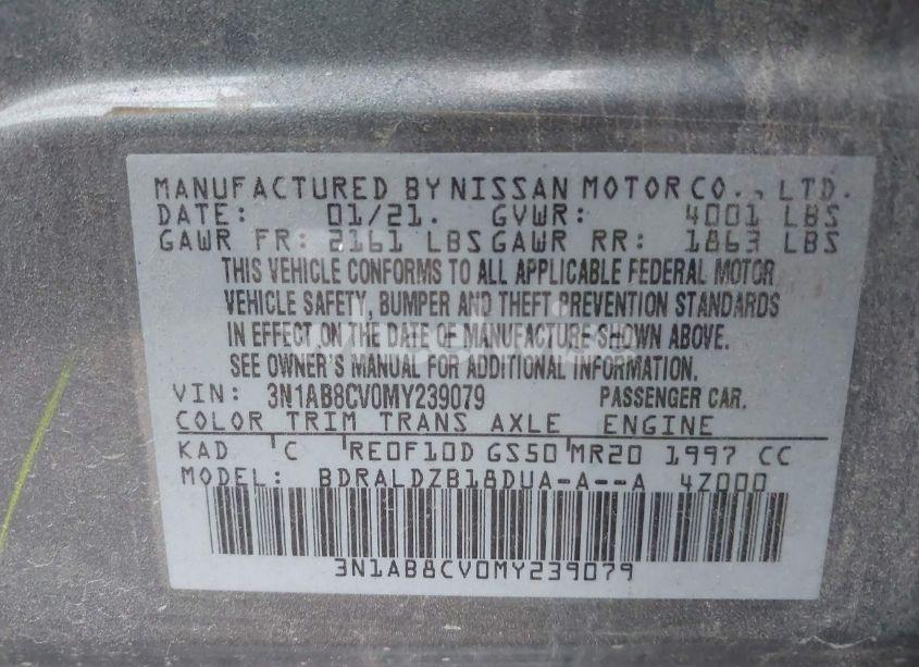 Photo 9 of 2021 Nissan Sentra SV XTRONIC CVT (VIN 3N1AB8CV0MY239079)