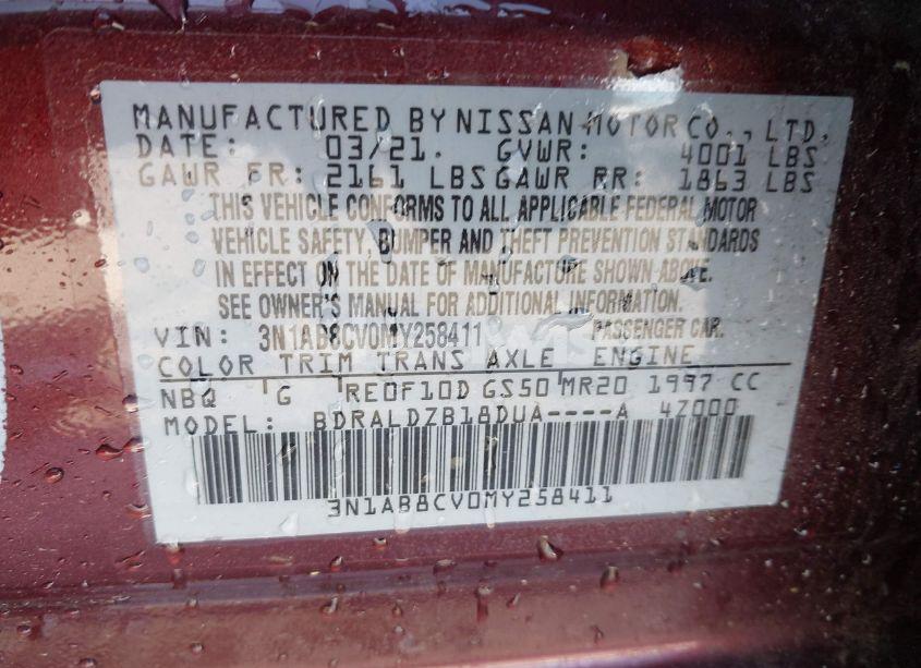 Photo 9 of 2021 Nissan Sentra SV XTRONIC CVT (VIN 3N1AB8CV0MY258411)