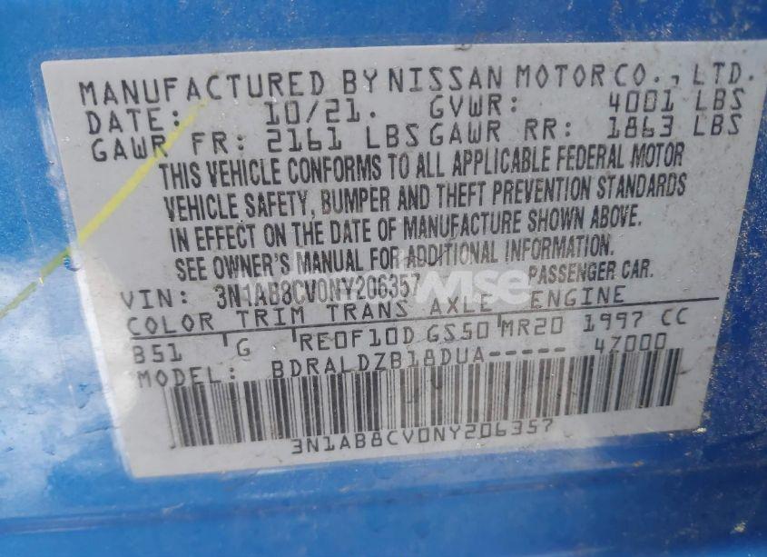 Photo 9 of 2022 Nissan Sentra SV XTRONIC CVT (VIN 3N1AB8CV0NY206357)