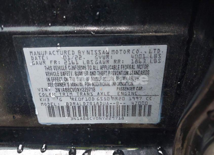 Photo 9 of 2022 Nissan Sentra SV XTRONIC CVT (VIN 3N1AB8CV0NY229718)