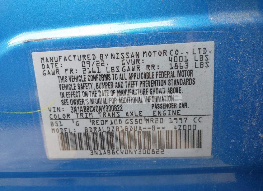 Photo 9 of 2022 Nissan Sentra SV XTRONIC CVT (VIN 3N1AB8CV0NY300822)