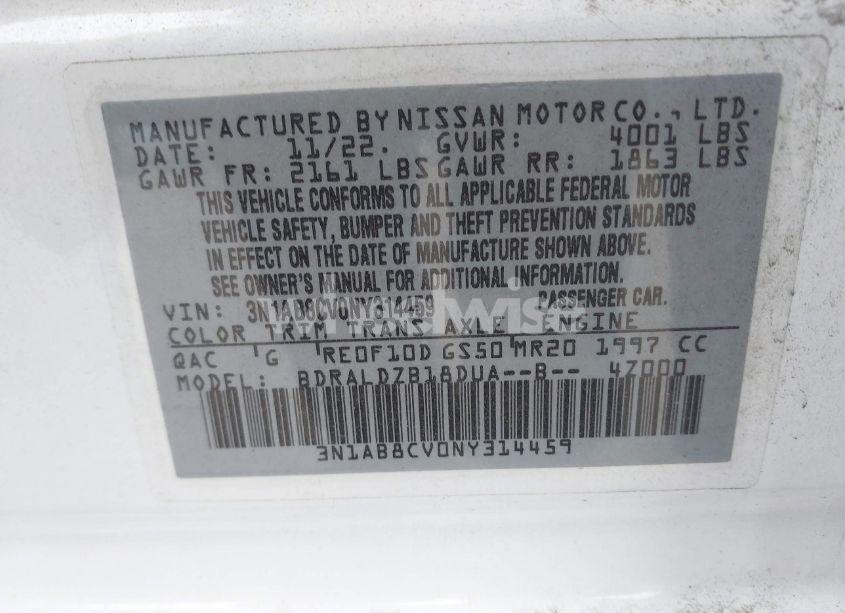 Photo 9 of 2022 Nissan Sentra SV XTRONIC CVT (VIN 3N1AB8CV0NY314459)