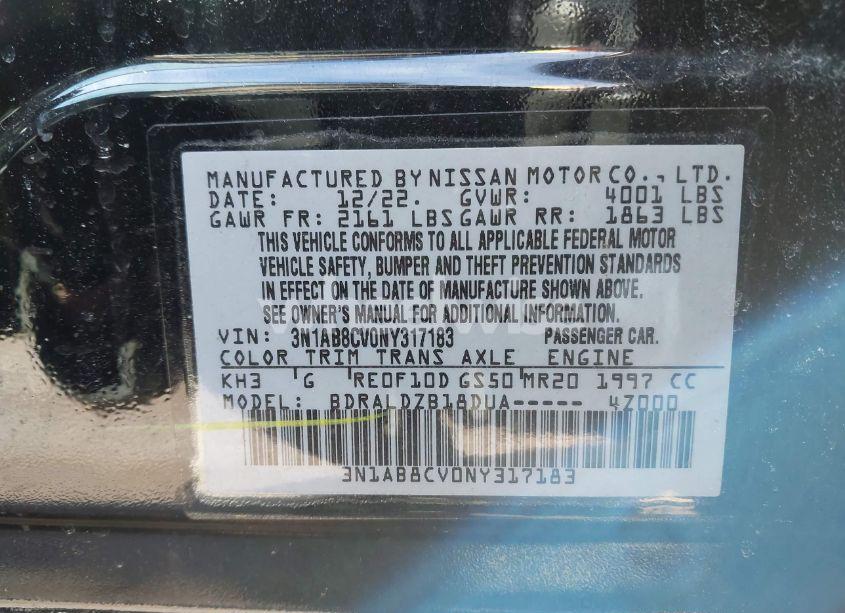 Photo 9 of 2022 Nissan Sentra SV XTRONIC CVT (VIN 3N1AB8CV0NY317183)