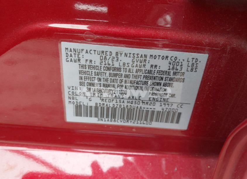 Photo 9 of 2024 Nissan Sentra SV XTRONIC CVT (VIN 3N1AB8CV0RY211600)
