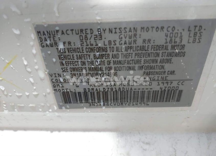 Photo 9 of 2024 Nissan Sentra SV XTRONIC CVT (VIN 3N1AB8CV0RY214996)