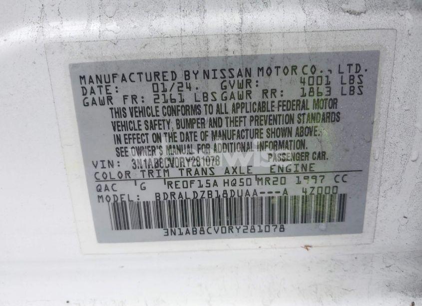 Photo 9 of 2024 Nissan Sentra SV XTRONIC CVT (VIN 3N1AB8CV0RY281078)