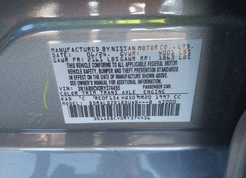 Photo 9 of 2024 Nissan Sentra SV XTRONIC CVT (VIN 3N1AB8CV0RY374456)