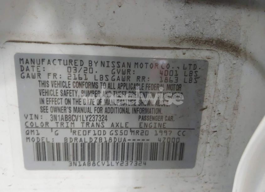 Photo 9 of 2020 Nissan Sentra SV XTRONIC CVT (VIN 3N1AB8CV1LY237324)