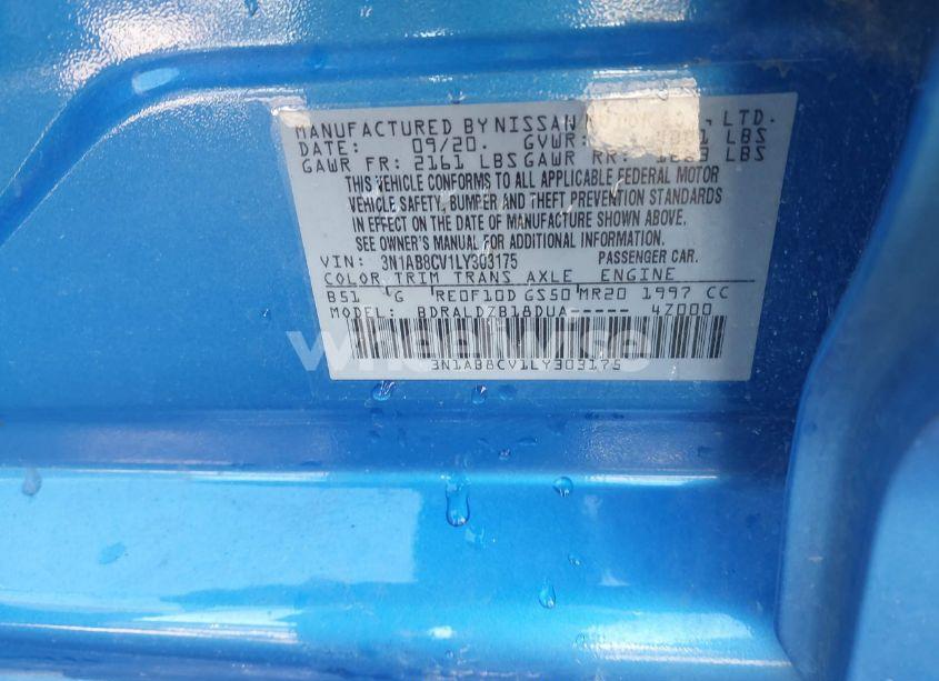 Photo 9 of 2020 Nissan Sentra SV XTRONIC CVT (VIN 3N1AB8CV1LY303175)