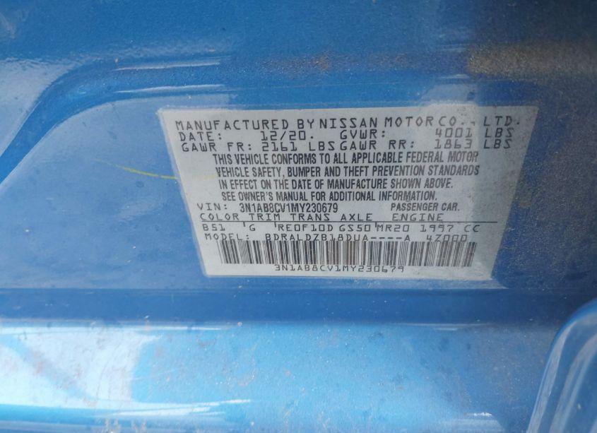 Photo 9 of 2021 Nissan Sentra SV XTRONIC CVT (VIN 3N1AB8CV1MY230679)