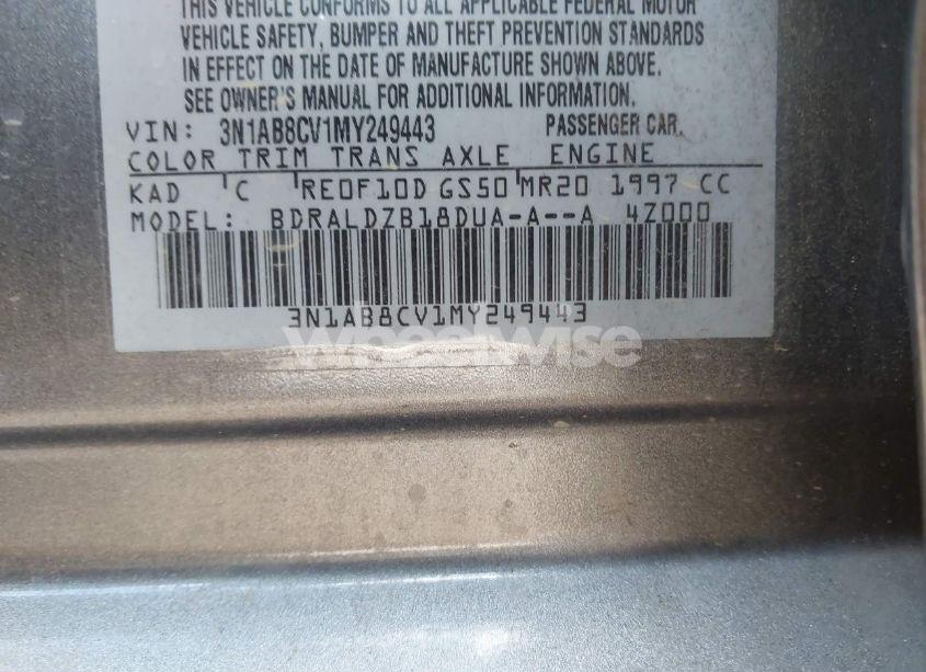 Photo 9 of 2021 Nissan Sentra SV XTRONIC CVT (VIN 3N1AB8CV1MY249443)