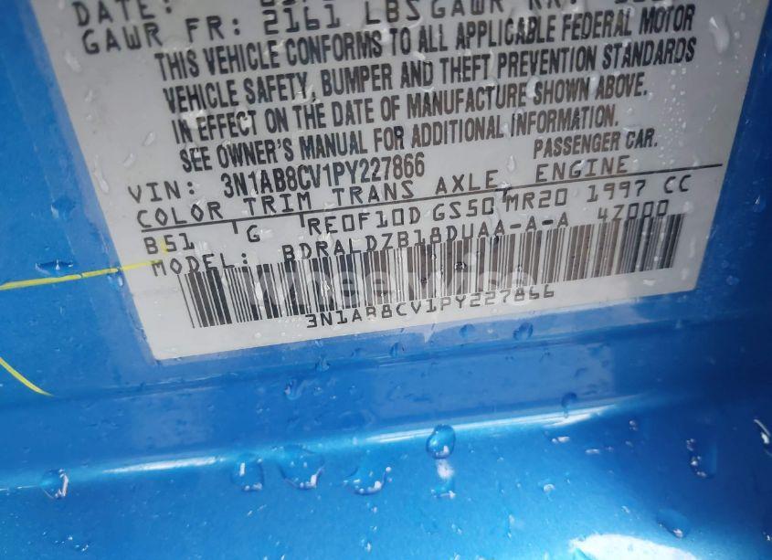 Photo 9 of 2023 Nissan Sentra SV XTRONIC CVT (VIN 3N1AB8CV1PY227866)