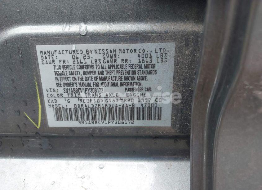 Photo 9 of 2023 Nissan Sentra SV XTRONIC CVT (VIN 3N1AB8CV1PY308172)