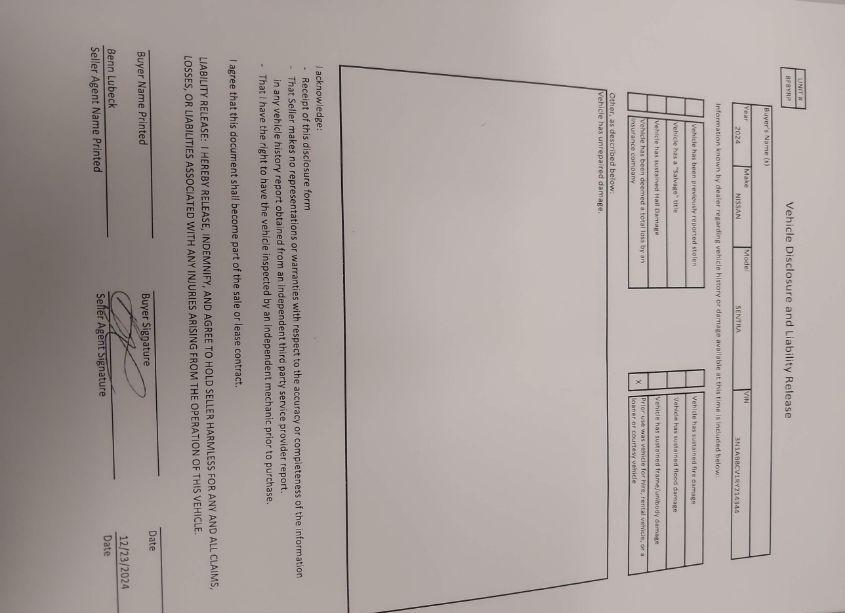 Photo 17 of 2024 Nissan Sentra SV XTRONIC CVT (VIN 3N1AB8CV1RY214344)