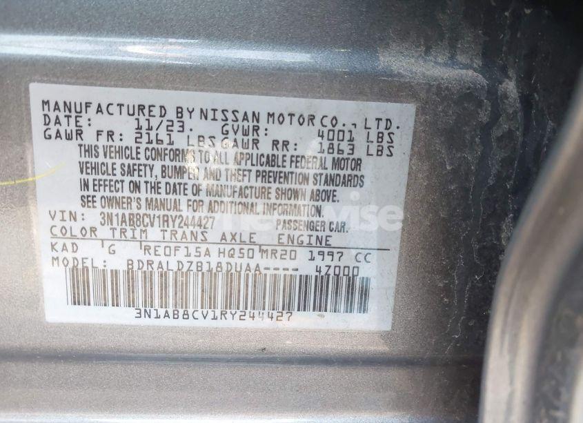 Photo 9 of 2024 Nissan Sentra SV XTRONIC CVT (VIN 3N1AB8CV1RY244427)