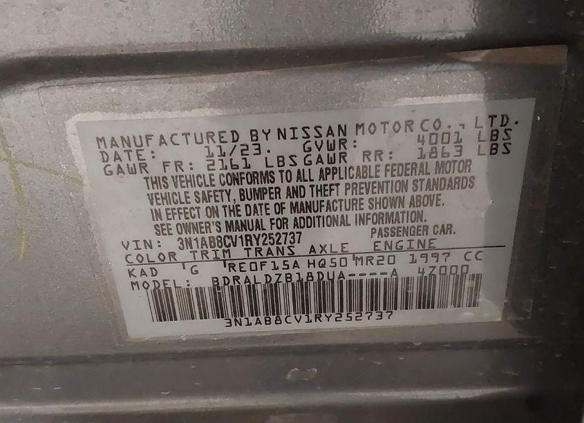 Photo 9 of 2024 Nissan Sentra SV XTRONIC CVT (VIN 3N1AB8CV1RY252737)