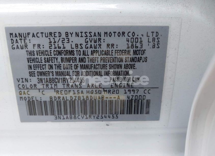 Photo 9 of 2024 Nissan Sentra SV XTRONIC CVT (VIN 3N1AB8CV1RY254455)