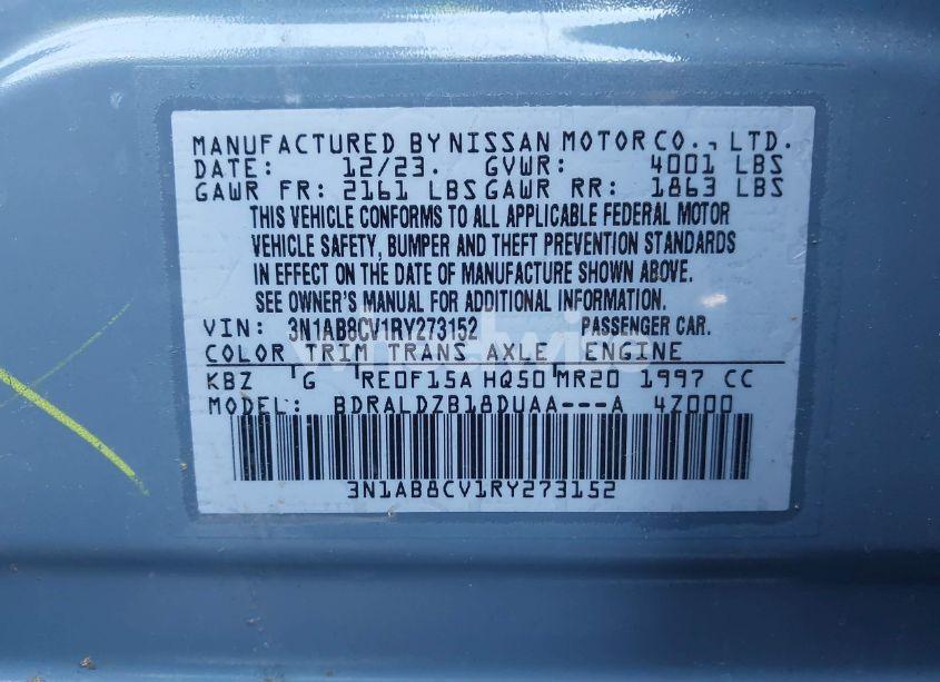 Photo 9 of 2024 Nissan Sentra SV XTRONIC CVT (VIN 3N1AB8CV1RY273152)