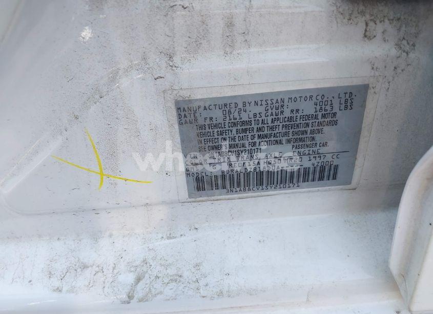 Photo 9 of 2025 Nissan Sentra SV (VIN 3N1AB8CV1SY210171)