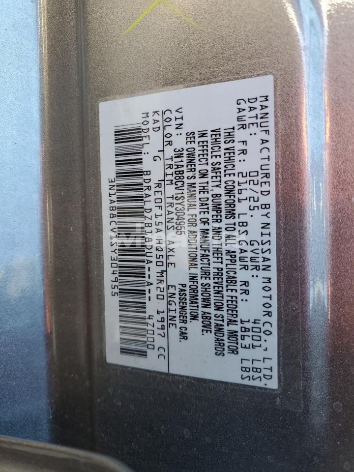 Photo 12 of 2025 NISSAN SENTRA SV (VIN 3N1AB8CV1SY304955)