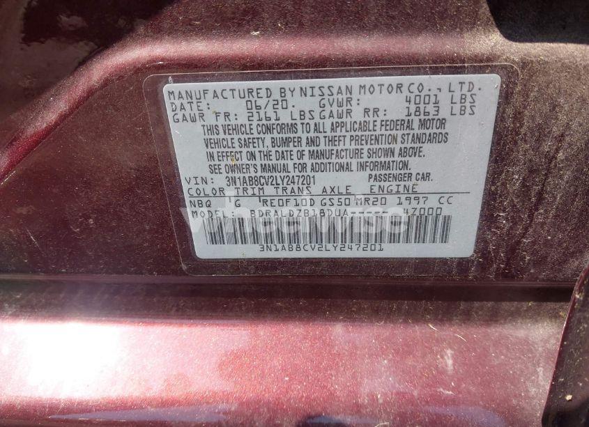 Photo 9 of 2020 Nissan Sentra SV XTRONIC CVT (VIN 3N1AB8CV2LY247201)