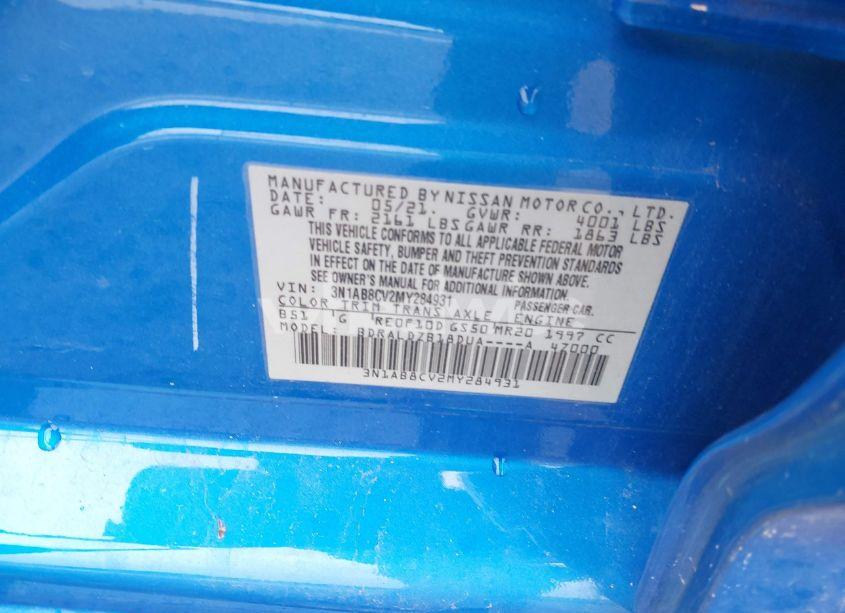 Photo 9 of 2021 Nissan Sentra SV XTRONIC CVT (VIN 3N1AB8CV2MY284931)