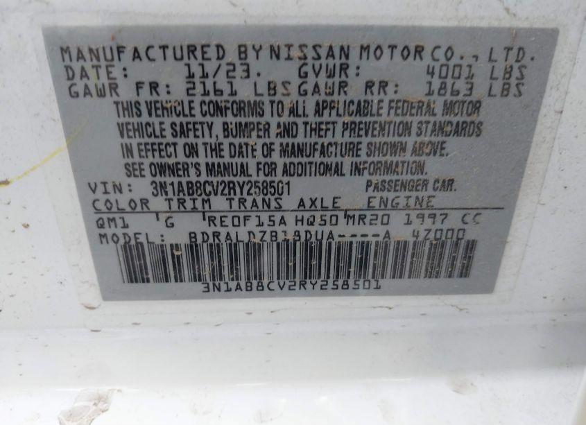 Photo 9 of 2024 Nissan Sentra SV XTRONIC CVT (VIN 3N1AB8CV2RY258501)