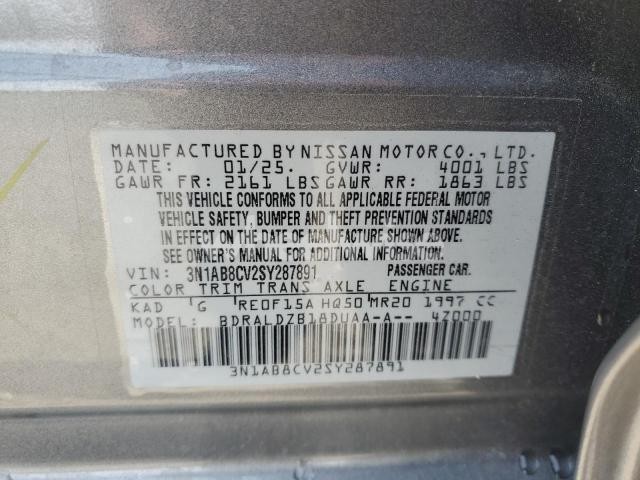 Photo 2 of 2025 NISSAN SENTRA SV (VIN 3N1AB8CV2SY287891)