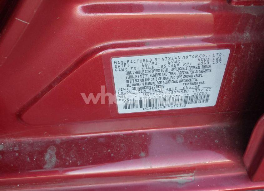 Photo 9 of 2020 Nissan Sentra SV XTRONIC CVT (VIN 3N1AB8CV3LY275332)