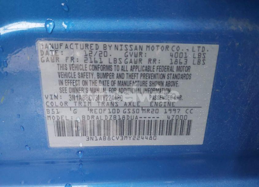 Photo 9 of 2021 Nissan Sentra SV XTRONIC CVT (VIN 3N1AB8CV3MY224480)