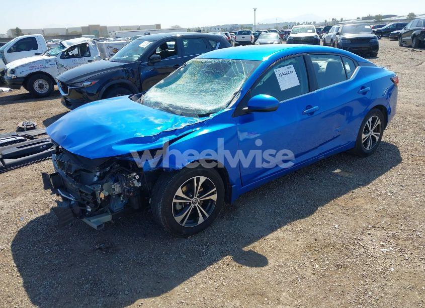 Photo 2 of 2021 Nissan Sentra SV XTRONIC CVT (VIN 3N1AB8CV3MY276837)