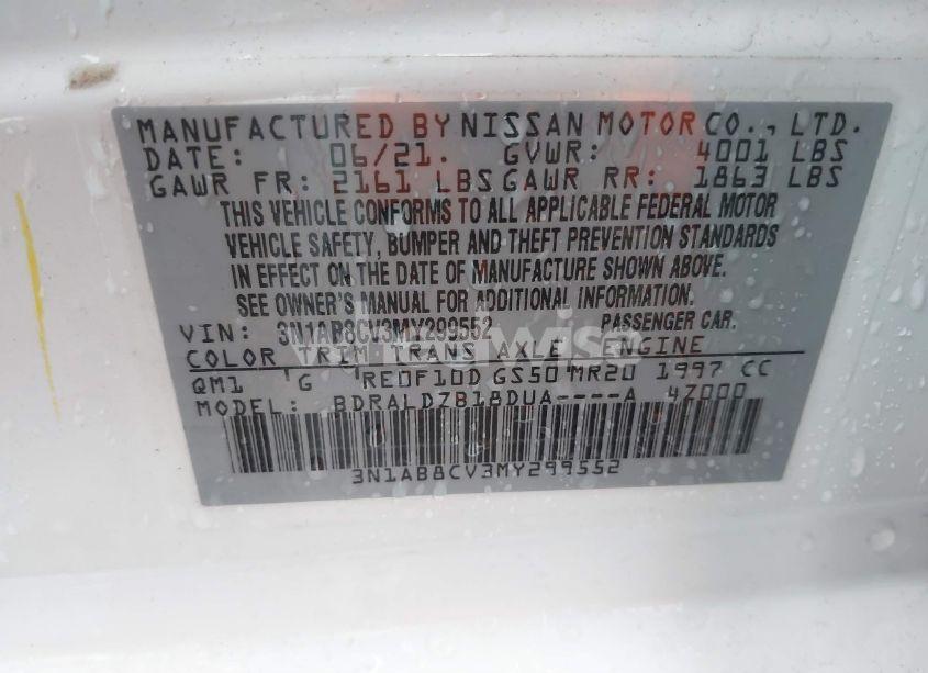 Photo 9 of 2021 Nissan Sentra SV XTRONIC CVT (VIN 3N1AB8CV3MY299552)