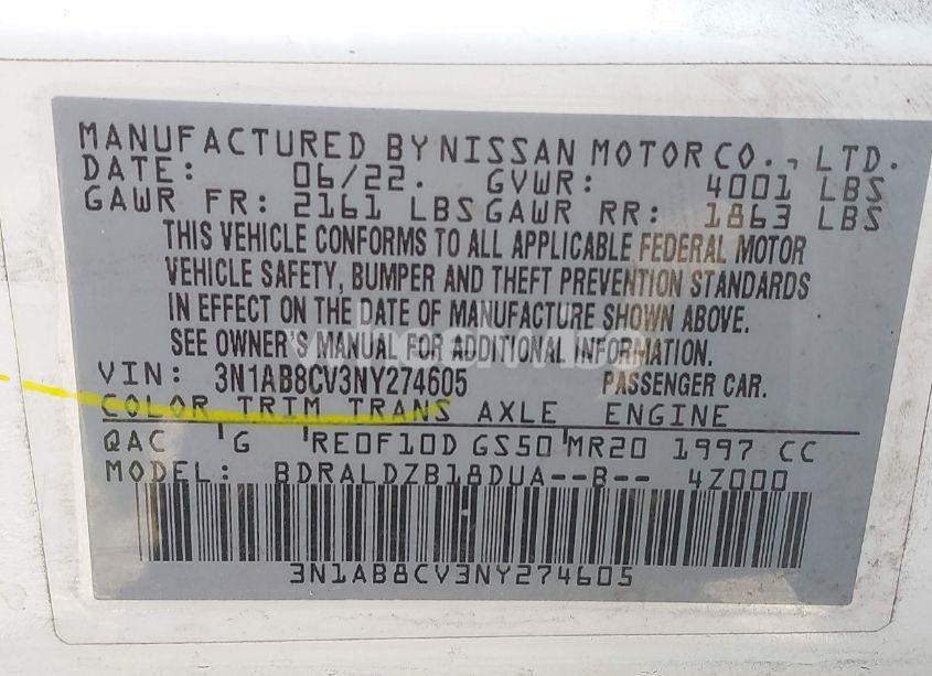 Photo 9 of 2022 Nissan Sentra SV XTRONIC CVT (VIN 3N1AB8CV3NY274605)