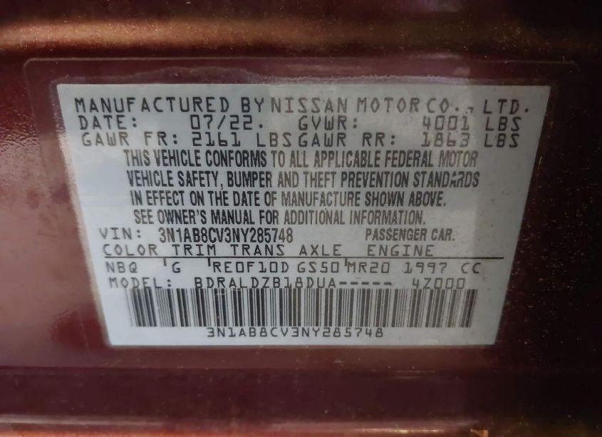 Photo 9 of 2022 Nissan Sentra SV XTRONIC CVT (VIN 3N1AB8CV3NY285748)
