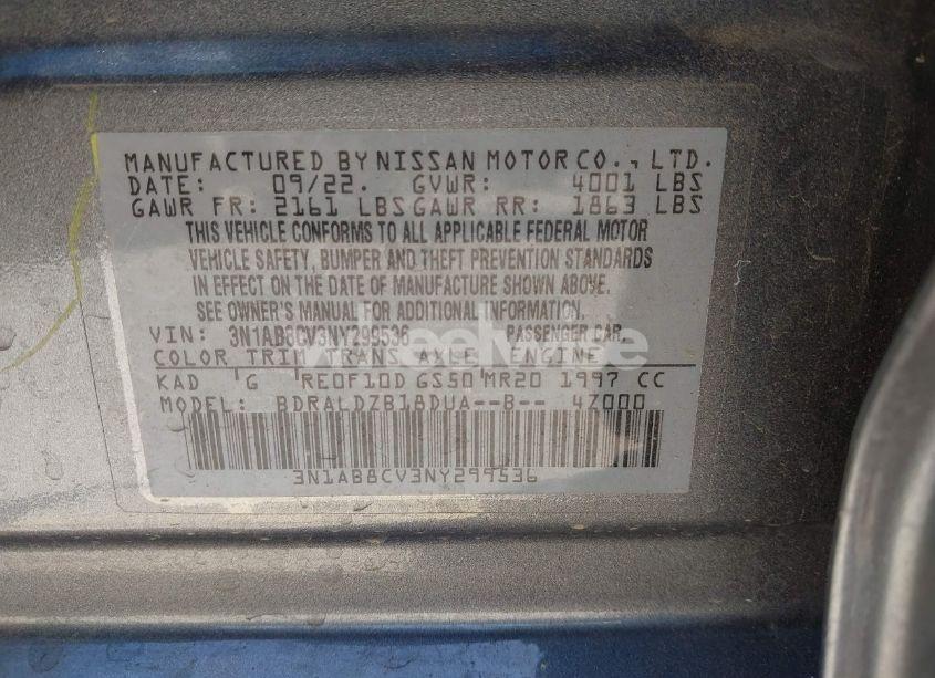 Photo 9 of 2022 Nissan Sentra SV XTRONIC CVT (VIN 3N1AB8CV3NY299536)