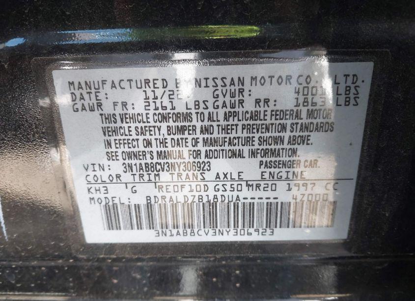 Photo 9 of 2022 Nissan Sentra SV XTRONIC CVT (VIN 3N1AB8CV3NY306923)