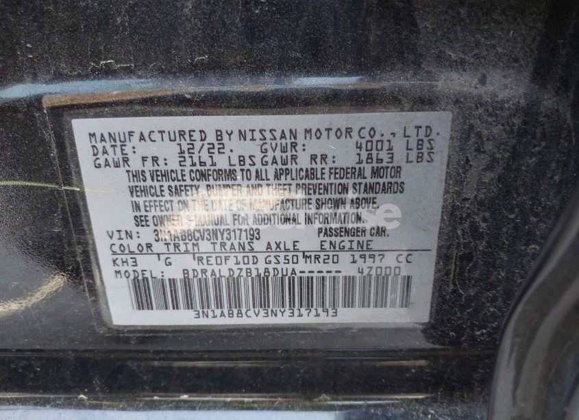 Photo 9 of 2022 Nissan Sentra SV XTRONIC CVT (VIN 3N1AB8CV3NY317193)