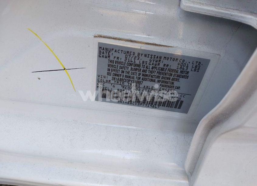 Photo 9 of 2023 Nissan Sentra SV XTRONIC CVT (VIN 3N1AB8CV3PY319867)