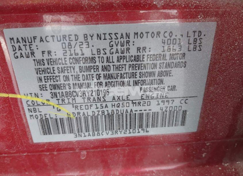 Photo 9 of 2024 Nissan Sentra SV XTRONIC CVT (VIN 3N1AB8CV3RY210196)