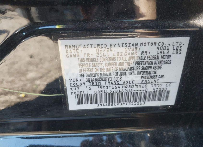 Photo 9 of 2024 Nissan Sentra SV XTRONIC CVT (VIN 3N1AB8CV3RY311013)