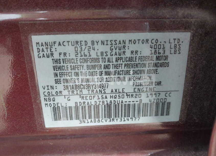 Photo 9 of 2024 Nissan Sentra SV XTRONIC CVT (VIN 3N1AB8CV3RY314977)