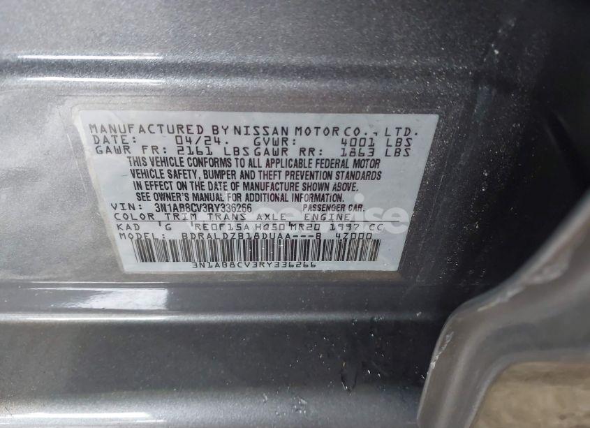 Photo 9 of 2024 Nissan Sentra SV XTRONIC CVT (VIN 3N1AB8CV3RY336266)